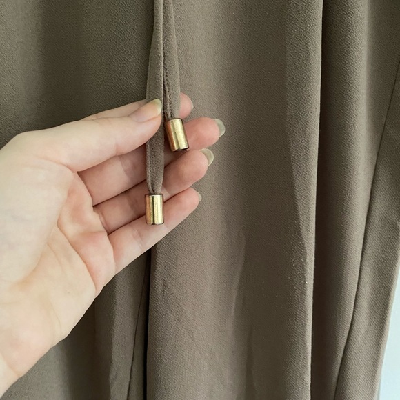 Taupe Drawstring pants - Picture 2 of 4